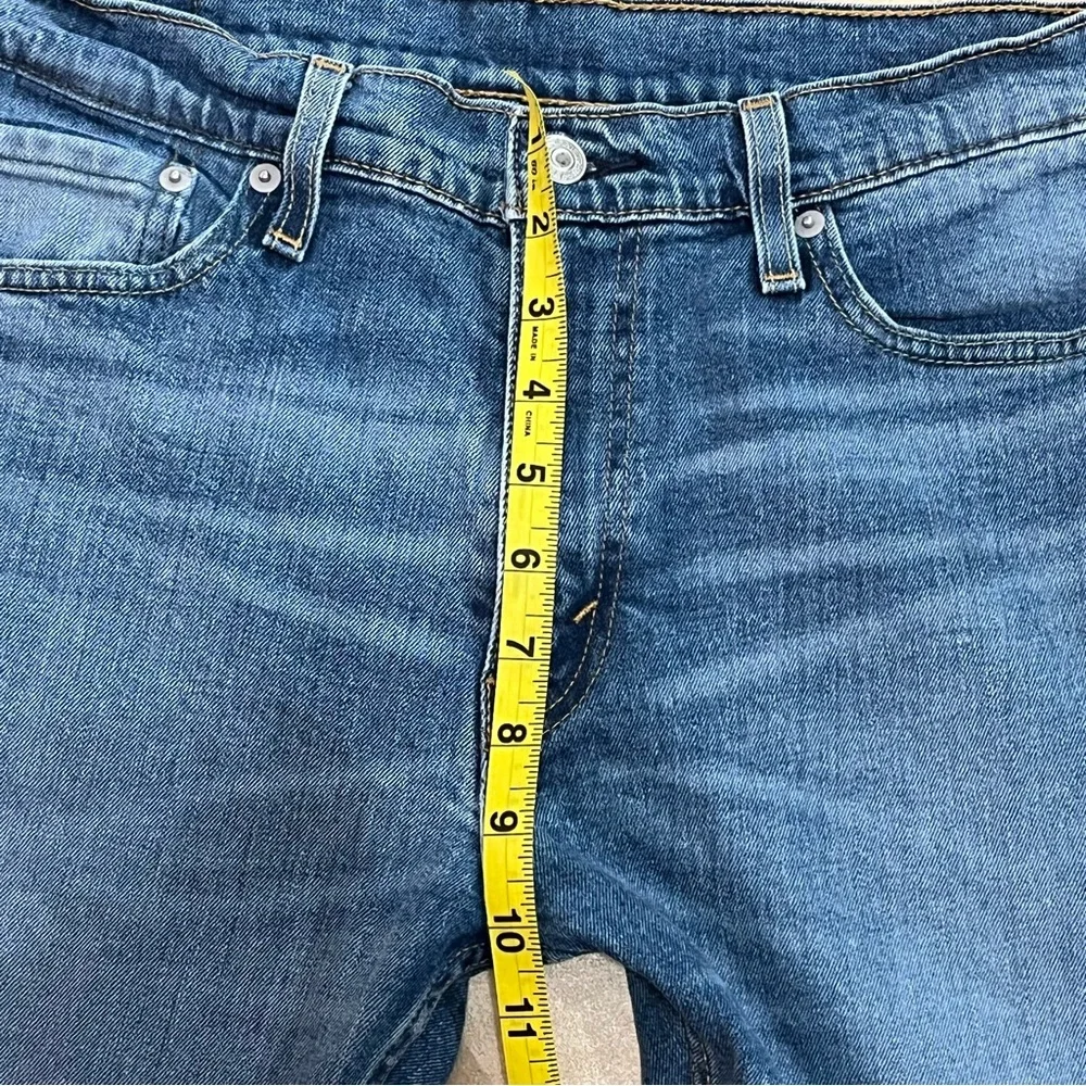 Levi's‎ 513 Slim Straight Jeans Blue Denim 32x30 Skater Clean Girl Western